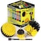 Drill Brush Power Scrubber By Useful Products 5 in W 5 in L Brush, Yellow Y-S-42O-5X-QC-DB - alternate 1